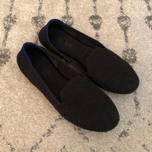 rothys black honeycomb loafer